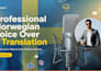 record professional norwegian voice over with translation